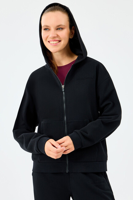 Kadın Ess Full Zip Sweat S2610016-3817 Siyah (3)
