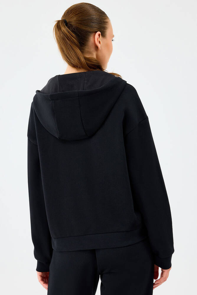 Kadın Ess Full Zip Sweat S2610016-3817 Siyah 