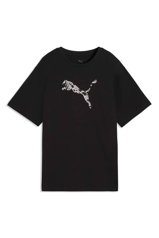 Kadın ESS Grahic Animal Tişört 691821-01 Siyah 