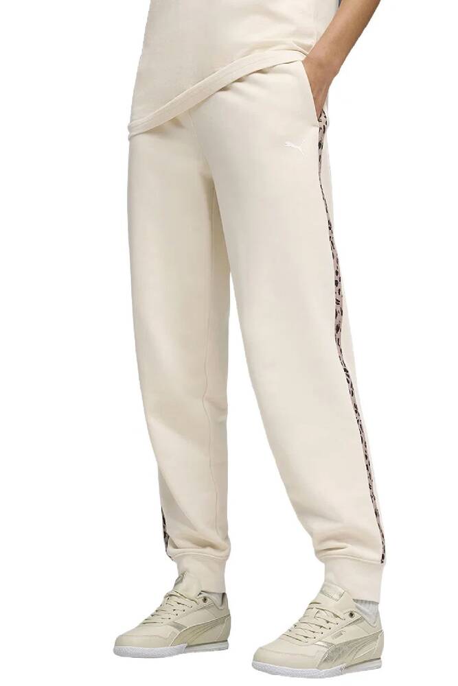 Kadın ESS Graphıc Animal Eşofman Alt 692464-87 Ekru 