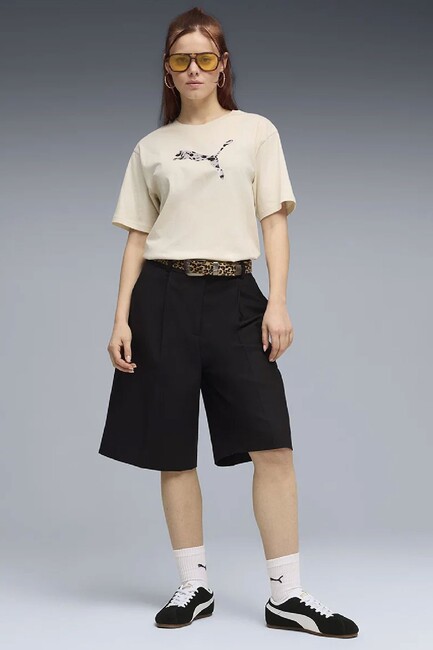 Kadın ESS Graphic Animal Tişört 691821-87 Ekru (3)