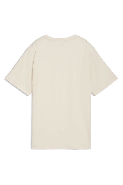 Kadın ESS Graphic Animal Tişört 691821-87 Ekru - Thumbnail