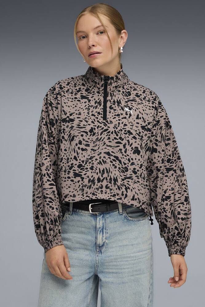 Kadın ESS Graphic Ceket 692465-88 Bej 