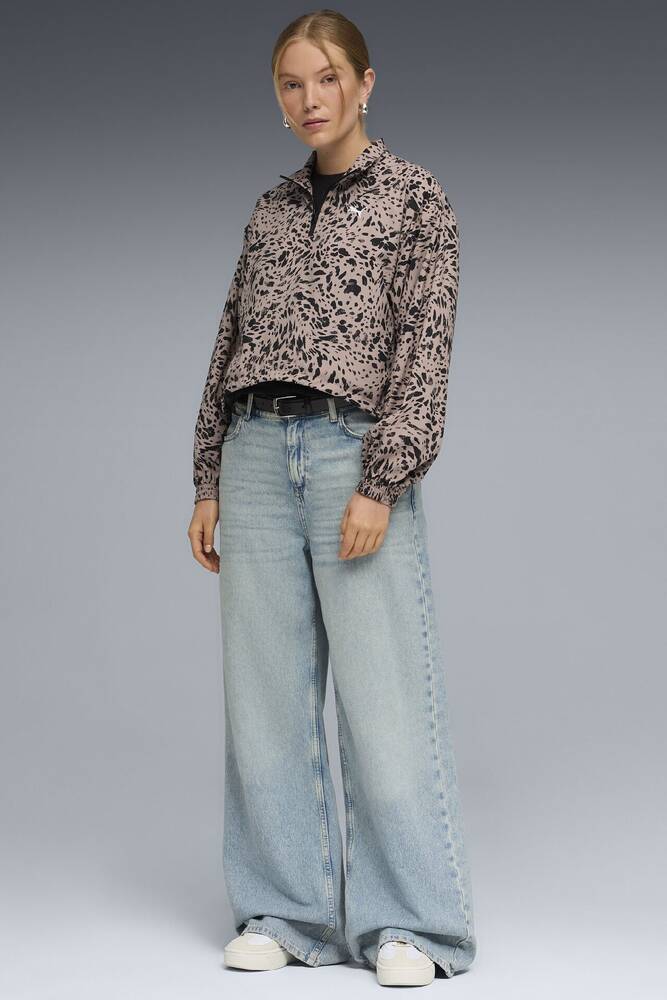 Kadın ESS Graphic Ceket 692465-88 Bej 