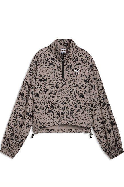 Kadın ESS Graphic Ceket 692465-88 Bej - Thumbnail