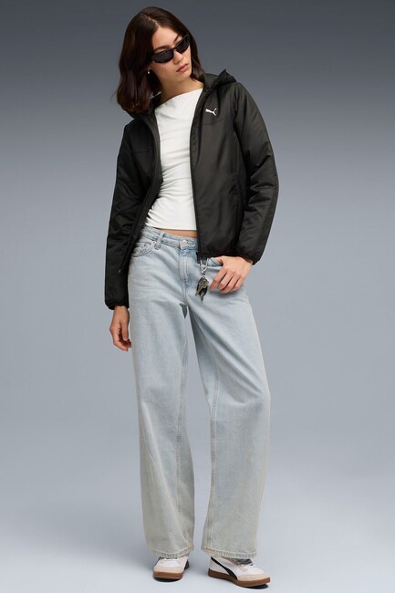 Kadın ESS Light Padded Mont 688383-01 Siyah (3)