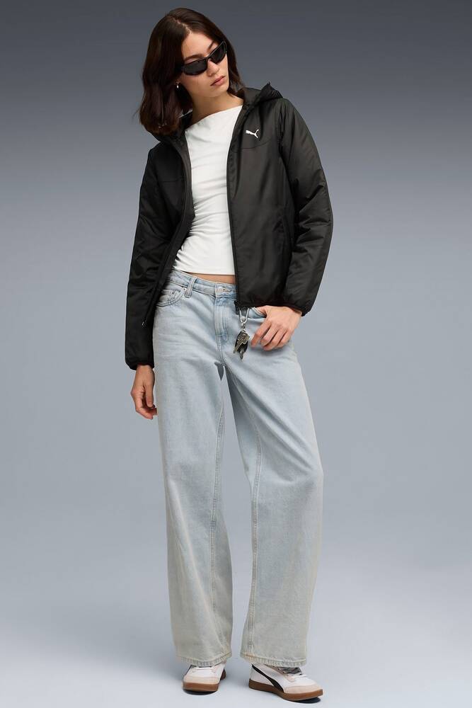 Kadın ESS Light Padded Mont 688383-01 Siyah 