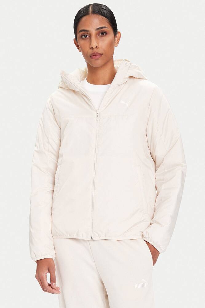Kadın ESS Light Padded Mont 688383-87 Ekru 
