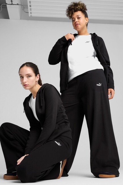 Kadın Ess Logo Tayt 682428-01 Siyah (1)