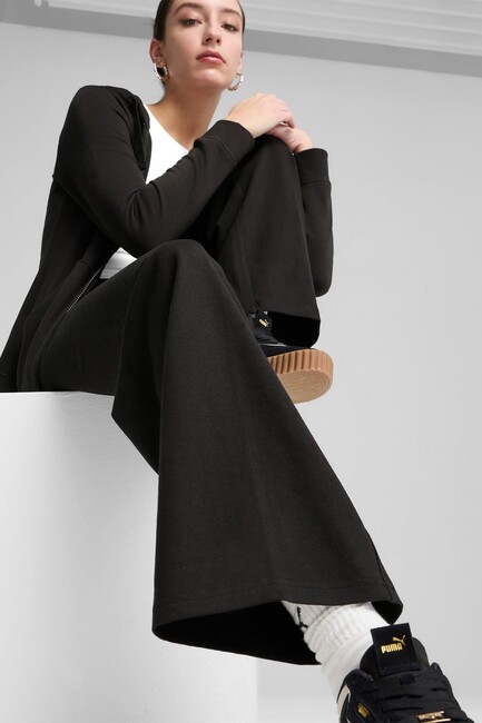 Kadın Ess Logo Tayt 682428-01 Siyah (2)