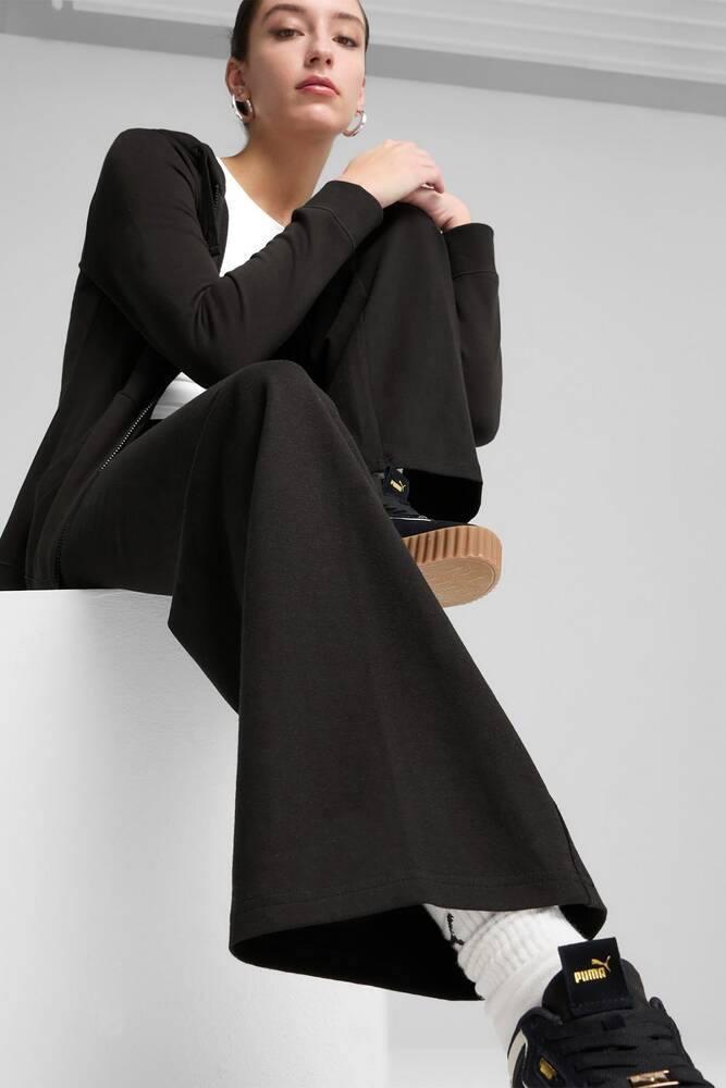 Kadın Ess Logo Tayt 682428-01 Siyah 