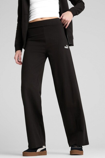 Kadın Ess Logo Tayt 682428-01 Siyah (3)