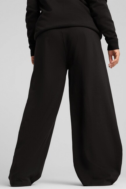 Kadın Ess Logo Tayt 682428-01 Siyah - Thumbnail