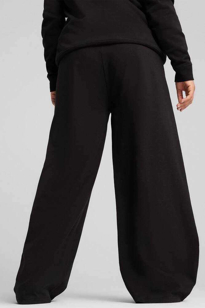 Kadın Ess Logo Tayt 682428-01 Siyah 