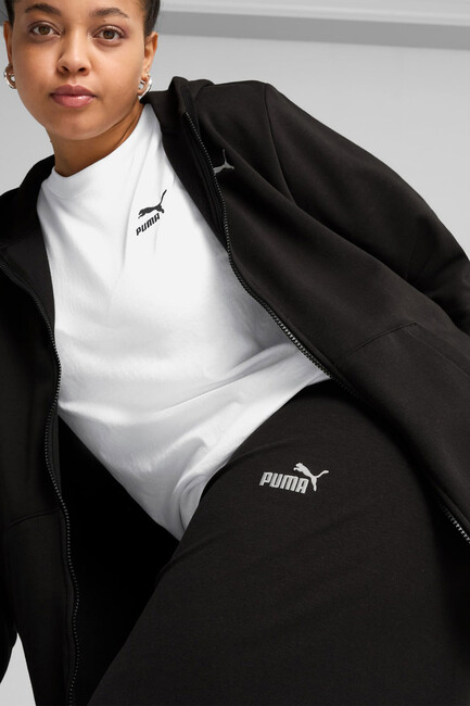 Kadın Ess Logo Tayt 682428-01 Siyah - Thumbnail