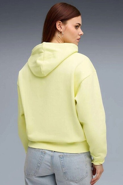 Kadın ESS NATURE 2.0 Sweat 688079-35 Sarı (2)
