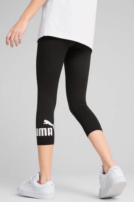 Kadın Ess No. 1 Logo 3/4 Tayt 682430-01 Siyah - Thumbnail