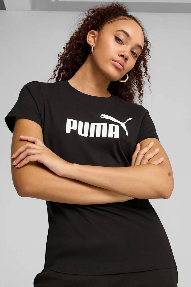 Kadın Ess No. 1 Logo Tişört 682370-01 Siyah 