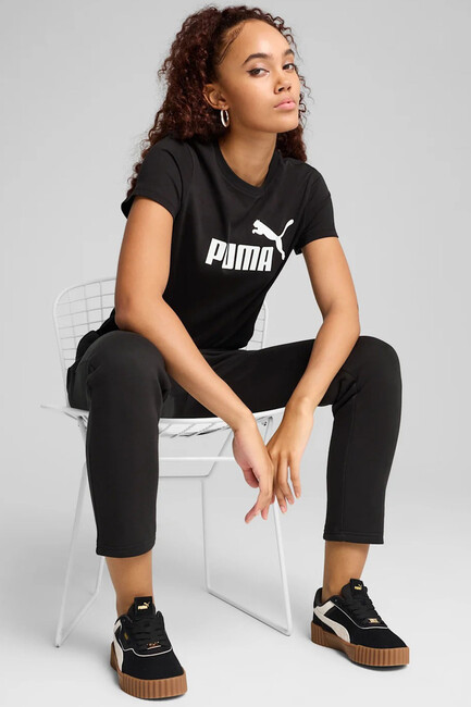 Kadın Ess No. 1 Logo Tişört 682370-01 Siyah (3)