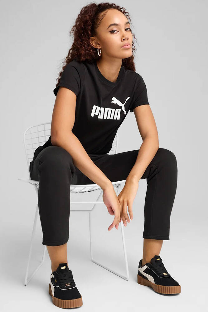 Kadın Ess No. 1 Logo Tişört 682370-01 Siyah 