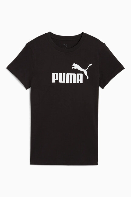 Kadın Ess No. 1 Logo Tişört 682370-01 Siyah - Thumbnail