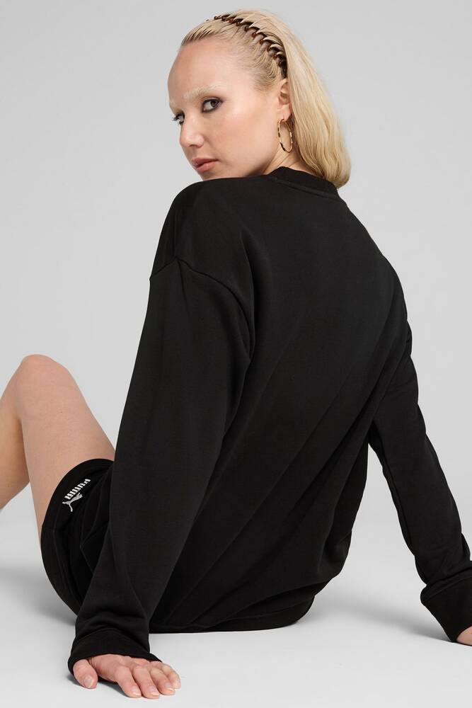 Kadın Ess No.1 Logo Sweat 684975-01 Siyah 