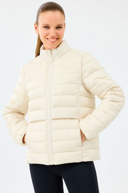 Kadın Ess Padded Ceket S231240-1983 Ekru