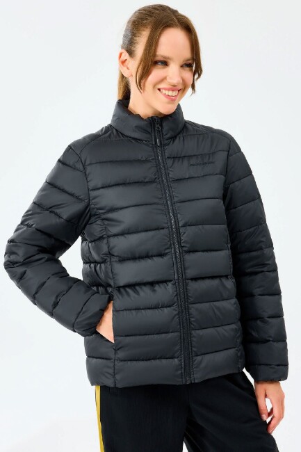 Kadın Ess Padded Ceket S231240-3817 Siyah