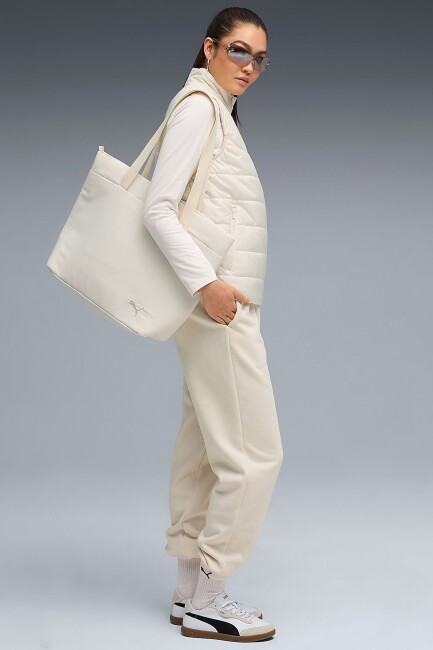 Kadın ESS Padded Yelek 685229-87 Ekru (2)