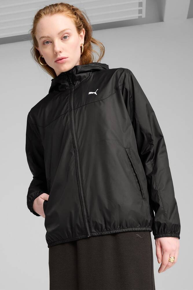 Kadın Ess Regular Yağmurluk 685133-01 Siyah 