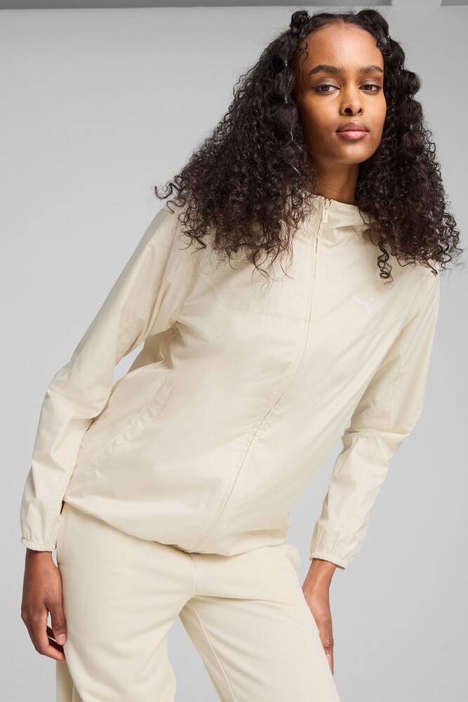 Kadın Ess Regular Yağmurluk 685133-87 Ekru 