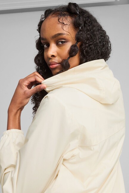 Kadın Ess Regular Yağmurluk 685133-87 Ekru (2)