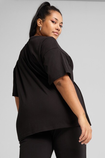 Kadın Ess Relaxed Tişört 684971-01 Siyah (2)