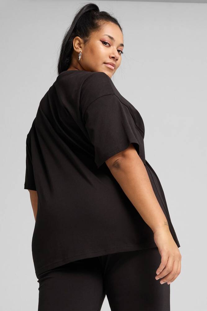 Kadın Ess Relaxed Tişört 684971-01 Siyah 