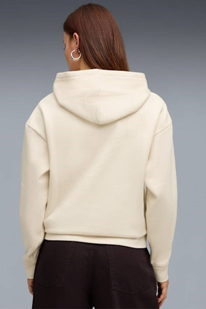 Kadın ESS SCRIPT Sweat 688072-87 Ekru 