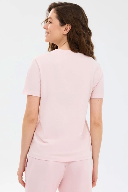 Kadın Essential Crewneck Tişört S2510029-0441 Pembe (3)