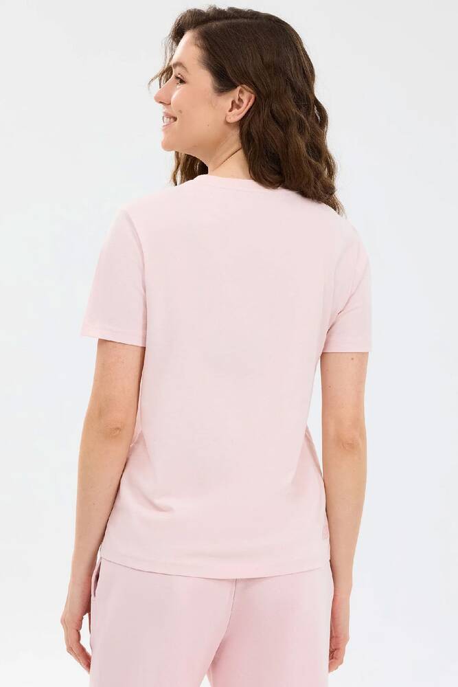 Kadın Essential Crewneck Tişört S2510029-0441 Pembe 