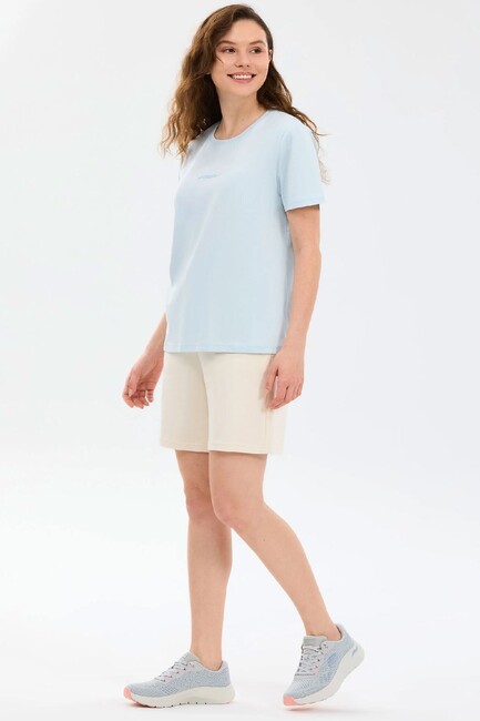 Kadın Essential Crewneck Tişört S2510029-0721 Mavi (1)