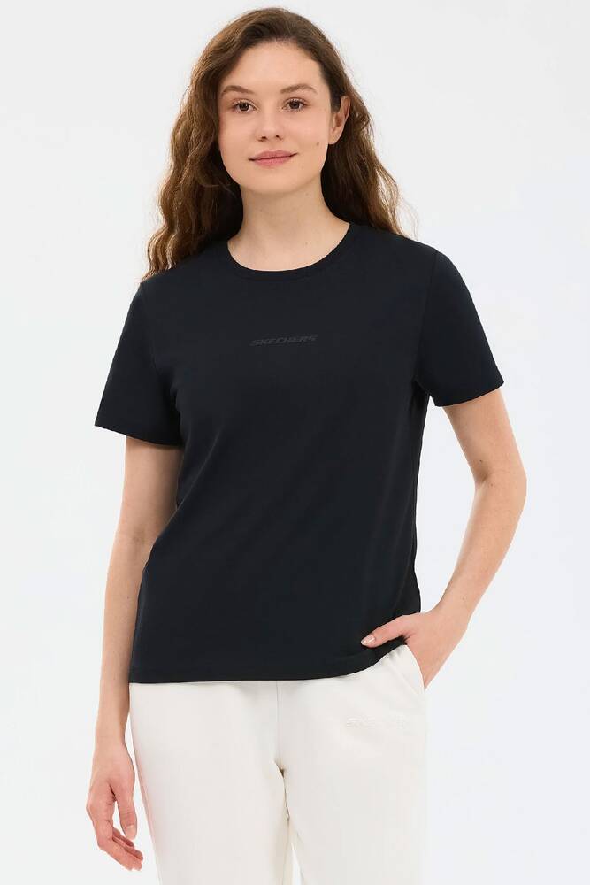 Kadın Essential Crewneck Tişört S2510029-3817 Siyah 