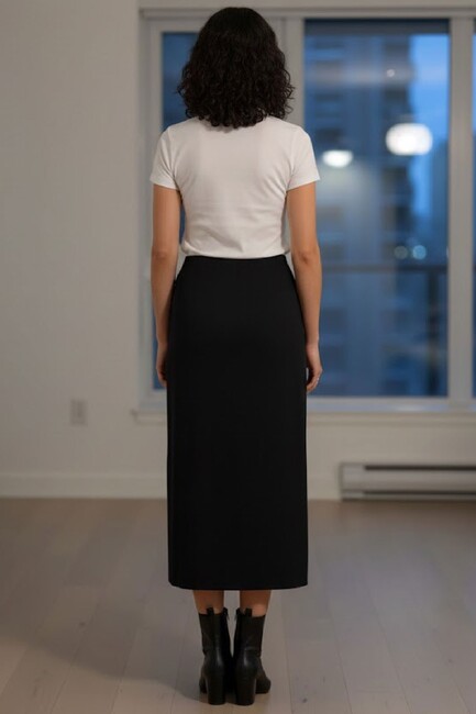 Kadın Etek 1901569 Siyah - Thumbnail