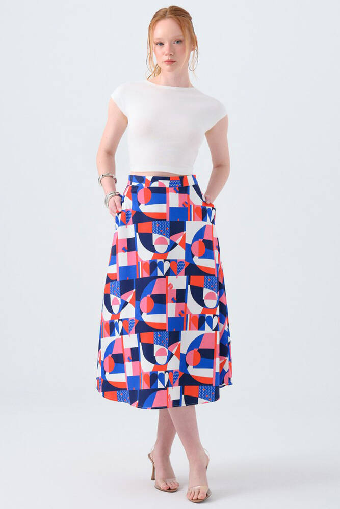 Kadın Etek LF2040208 Mavi 