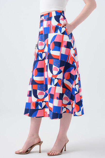 Kadın Etek LF2040208 Mavi (3)