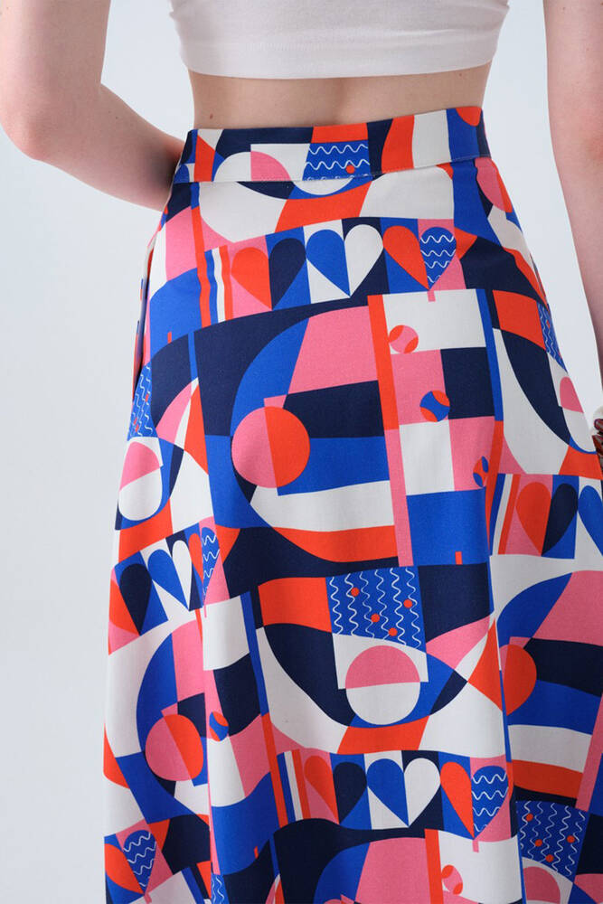 Kadın Etek LF2040208 Mavi 