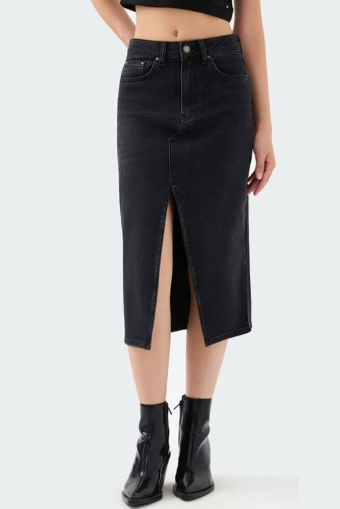 Kadın Etek LF2041123 Gri 