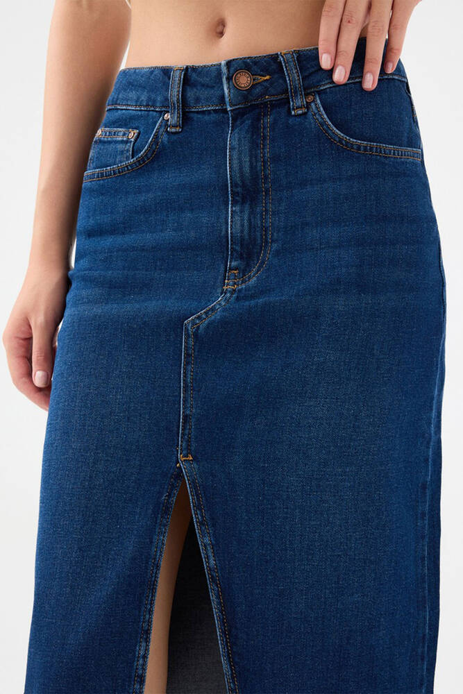 Kadın Etek LF2041125 Mavi 