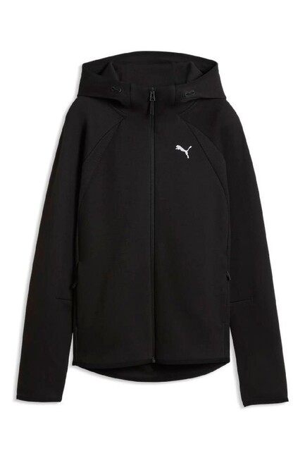Kadın Evostrıpe Full-Zip Hoodie Sweat 691898-01 Siyah - Thumbnail