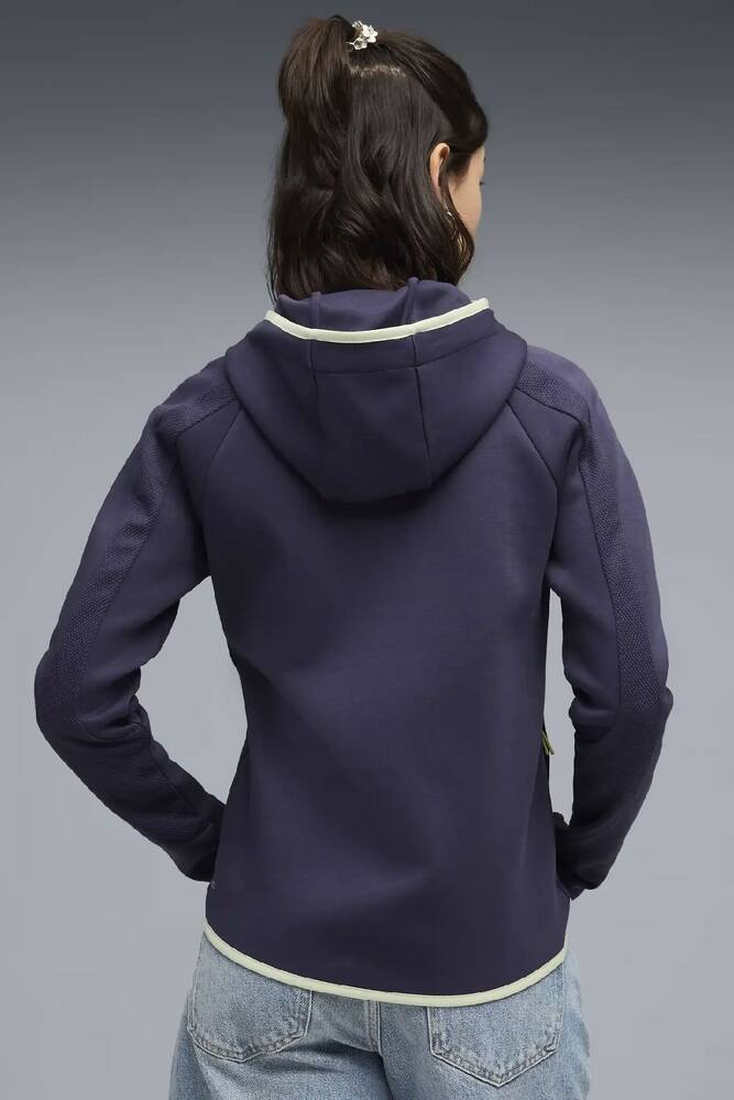 Kadın Evostrıpe Full-Zip Hoodie Sweat 691898-64 Lacivert 