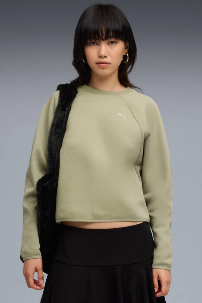 Kadın Evostrıpe Sweat 688142-82 Yeşil 