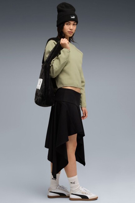 Kadın Evostrıpe Sweat 688142-82 Yeşil (3)