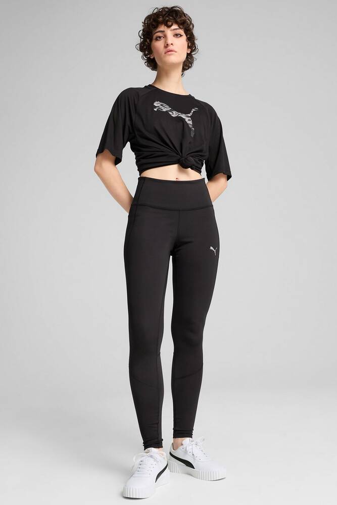 Kadın Evostripe Tayt 685052-01 Siyah 